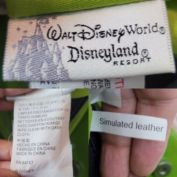 Disney World Park Resort Vegan Sequined Mickey Mouse Tote Bag Black Shoulder - Picture 3 of 11